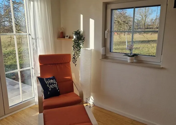 Apartman Weitblick Abendlicht *